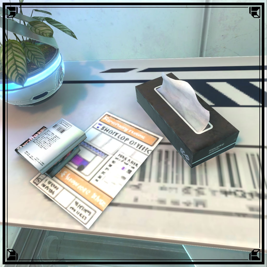 【VRChat想定】サイバー小物(22点)