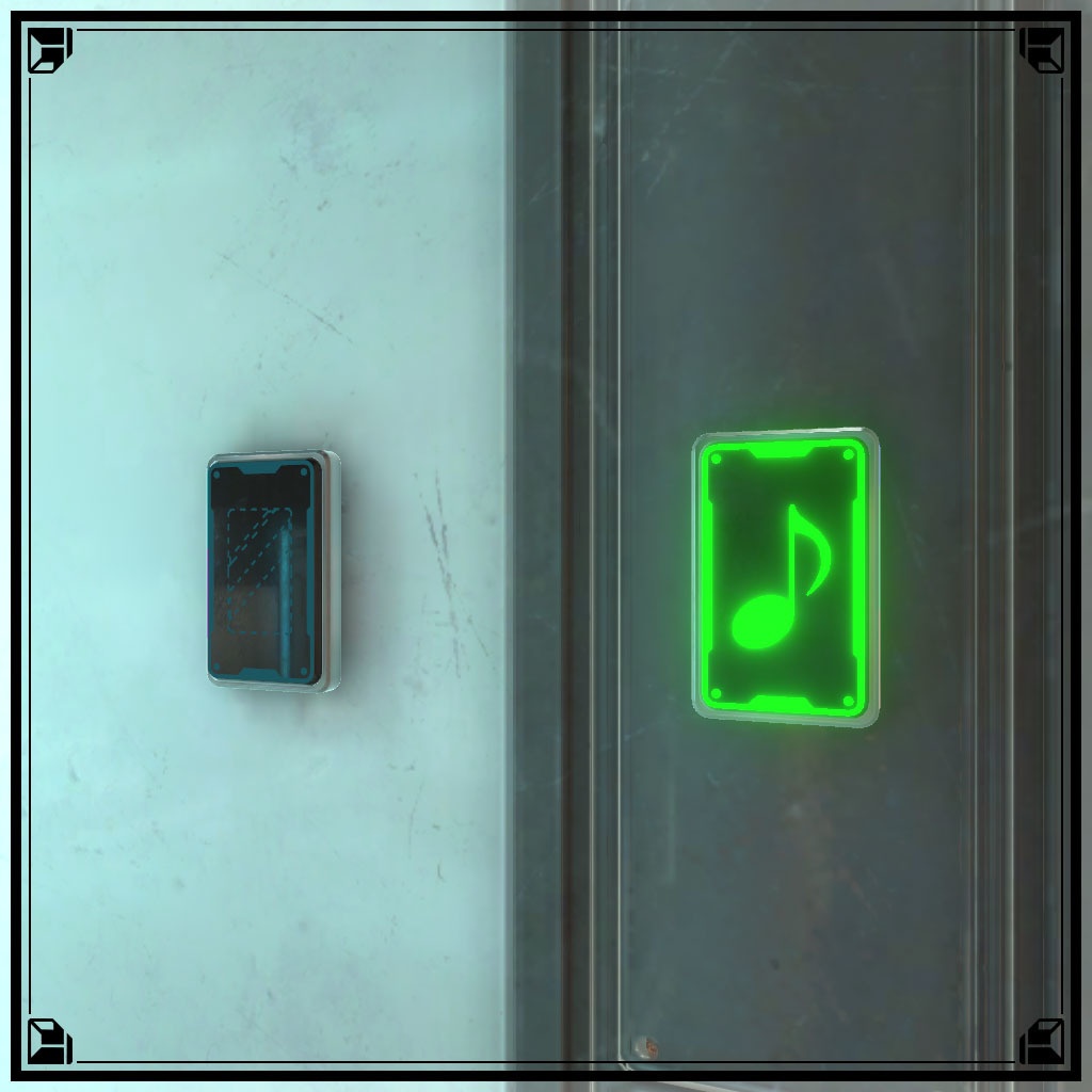 【VRChat想定】サイバーON/OFFスイッチ(Udonギミック付き、9点)