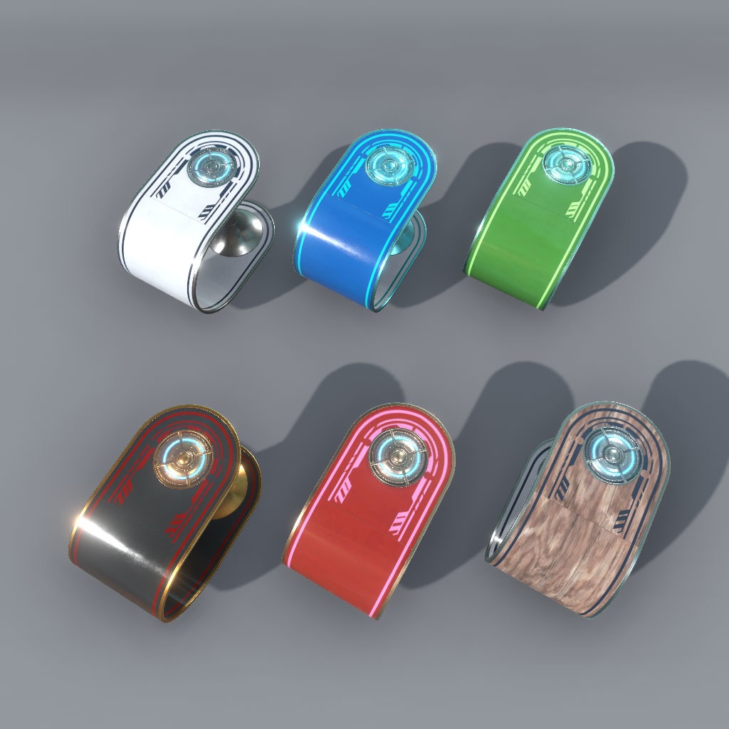 【VRChat想定】サイバーダイニングテーブル(18点)