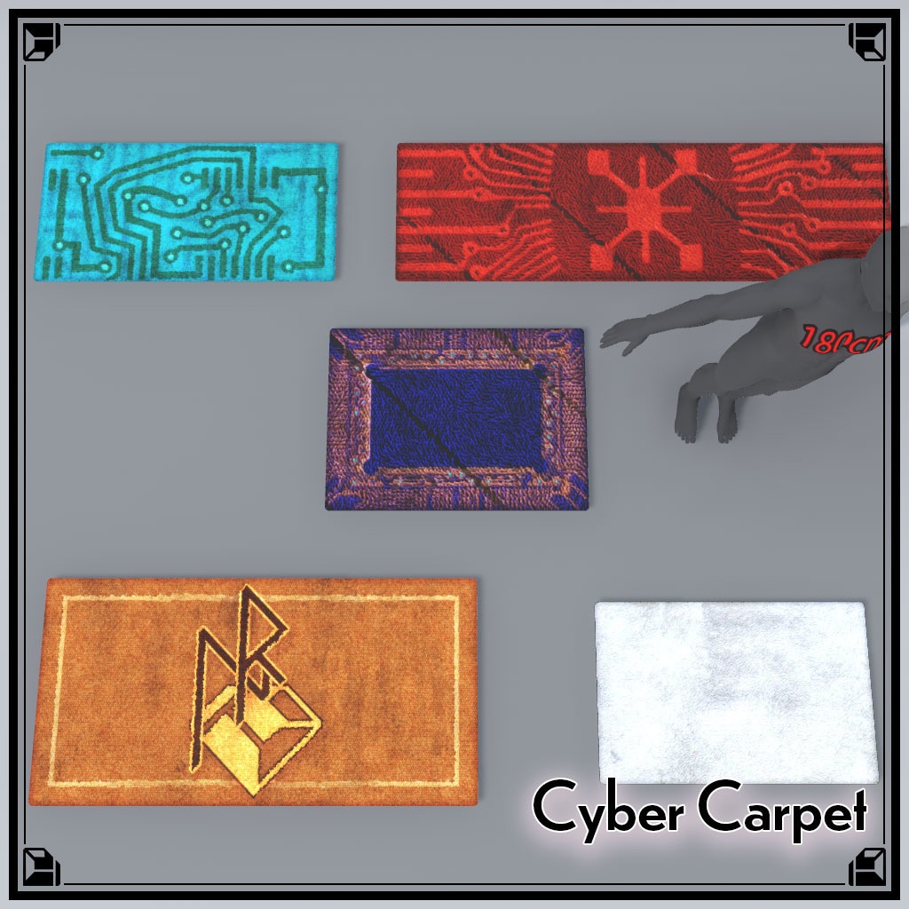 【VRCワールド】サイバーアパートメント Lサイズ(家具フルセット933点)