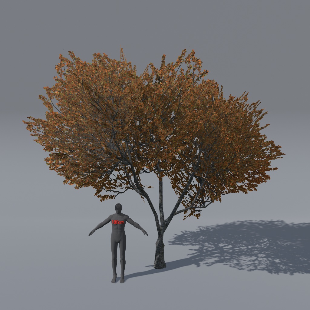 【VRChat想定】桜の木(花、葉、紅葉)、揺れるシェーダー、花びらパーティクル付き(27点)