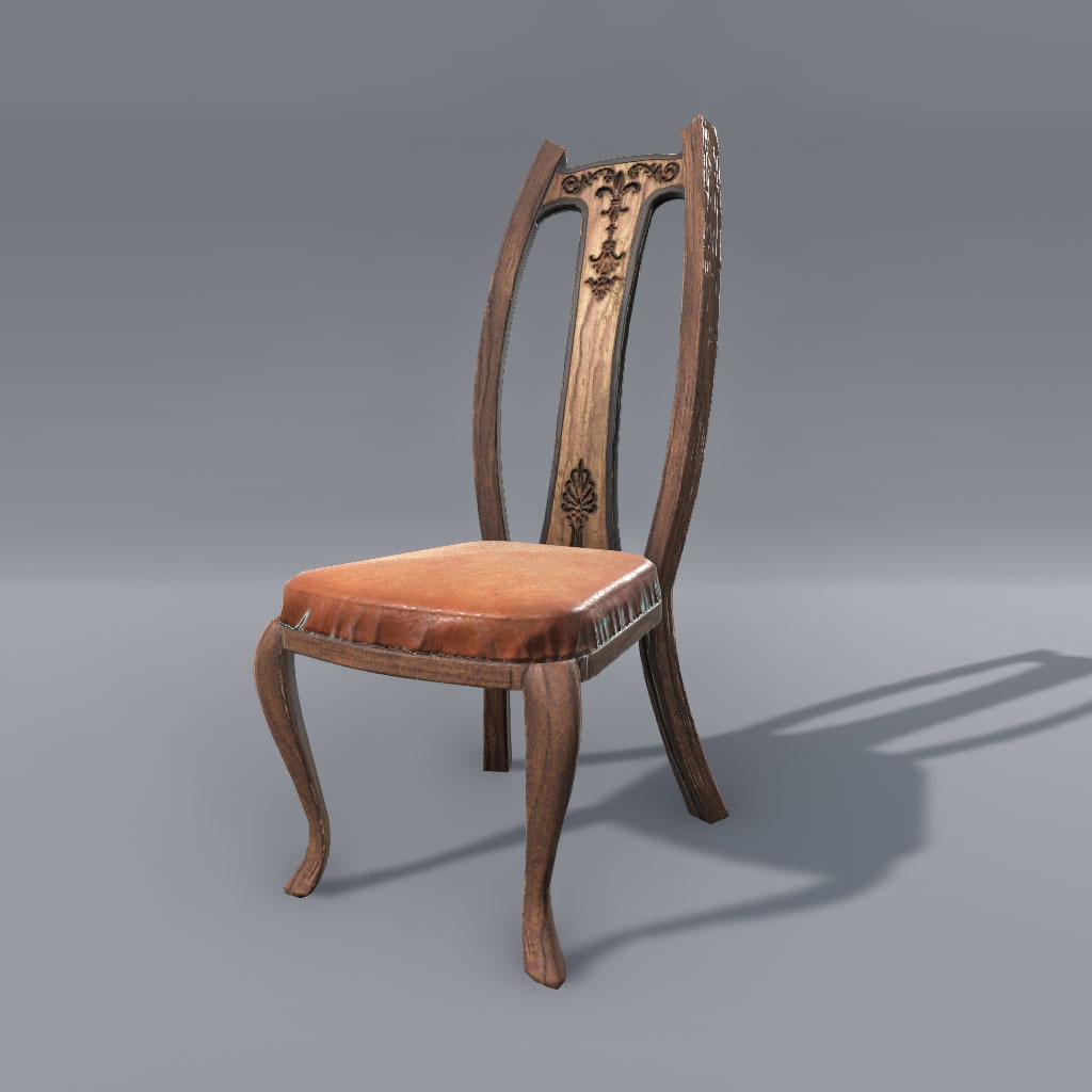 【VRChat想定】中世ファンタジーデスク(4点)