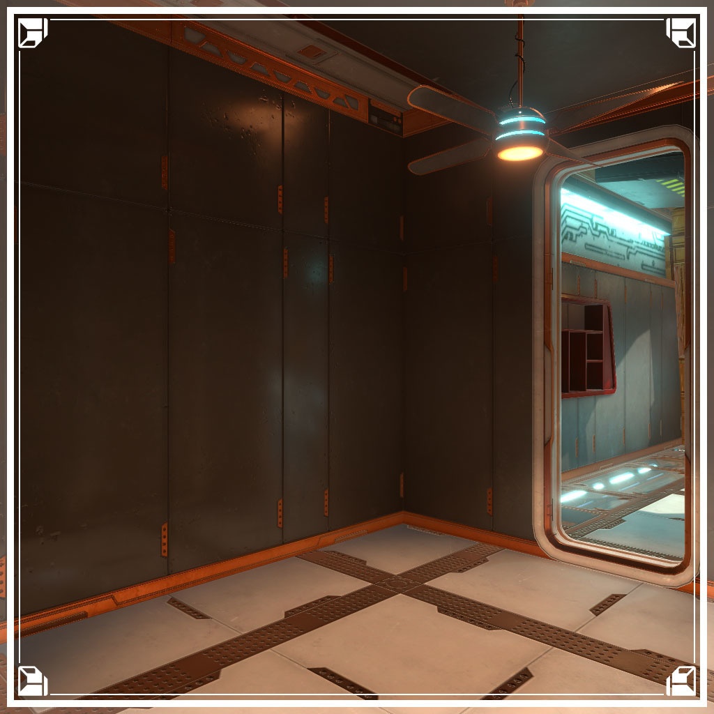 【VRCワールド】サイバーアパートメント Sサイズ(家具無し)