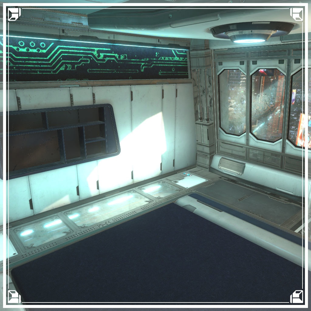 【VRCワールド】サイバーアパートメント Sサイズ(家具無し)