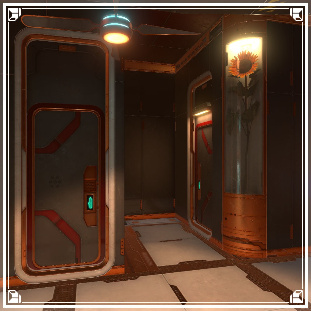 【VRCワールド】サイバーアパートメント Sサイズ(家具無し)