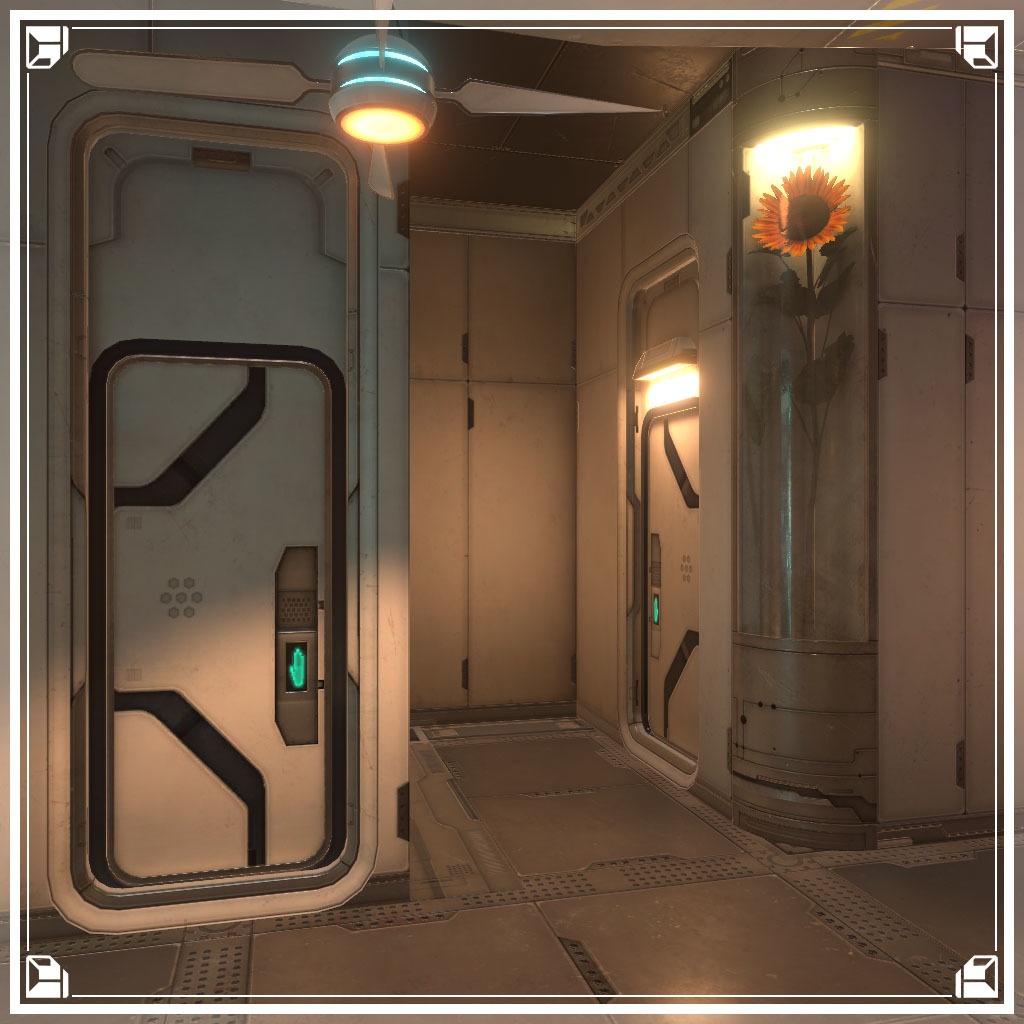 【VRCワールド】サイバーアパートメント Sサイズ(家具無し)