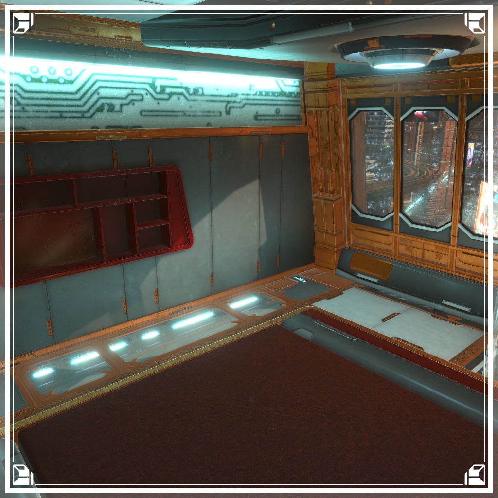 【VRCワールド】サイバーアパートメント Sサイズ(家具無し)