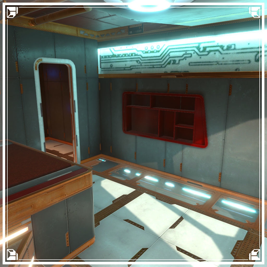 【VRCワールド】サイバーアパートメント Sサイズ(家具無し)