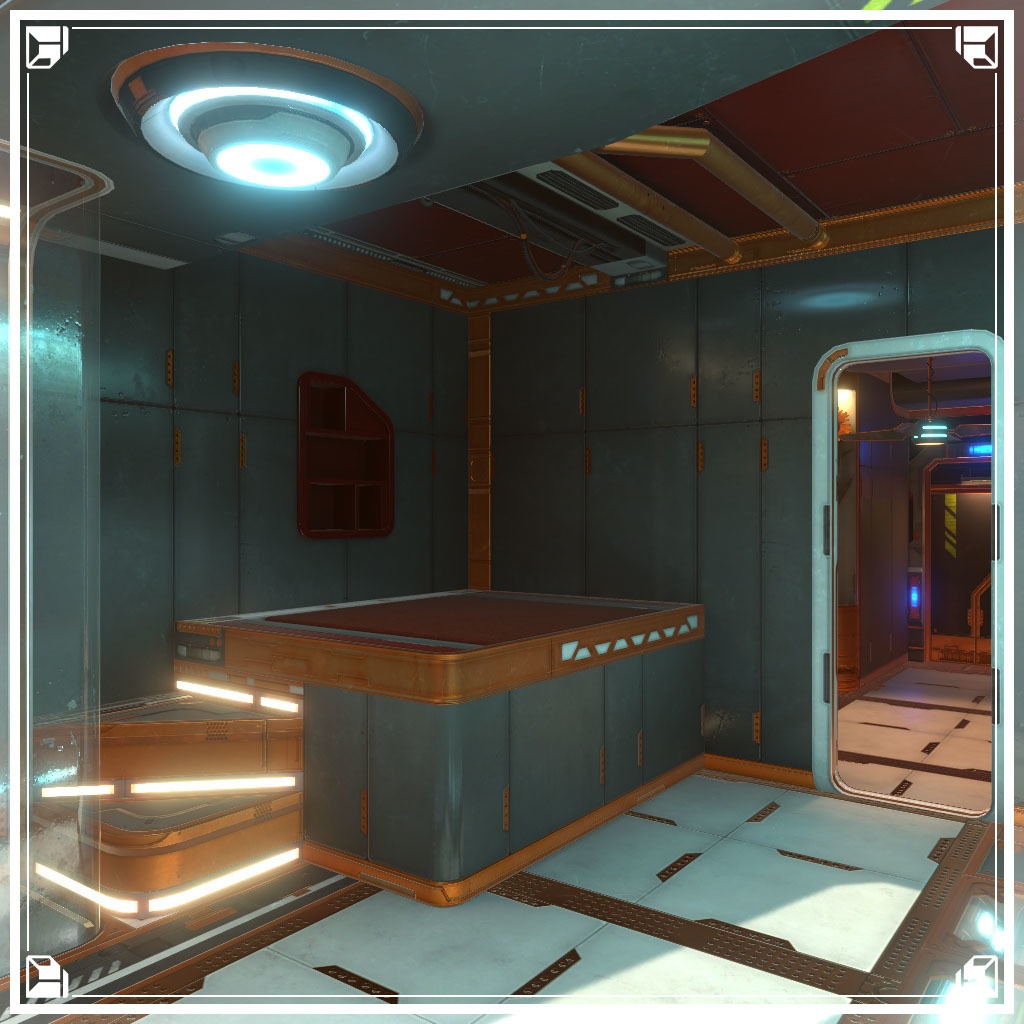 【VRCワールド】サイバーアパートメント Sサイズ(家具無し)