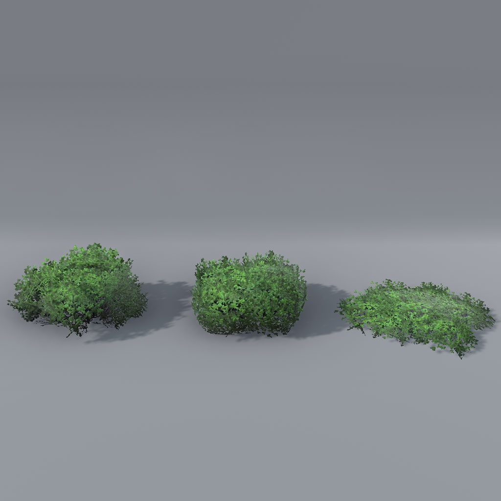 【VRChat想定】揺れる植物セット(37点)