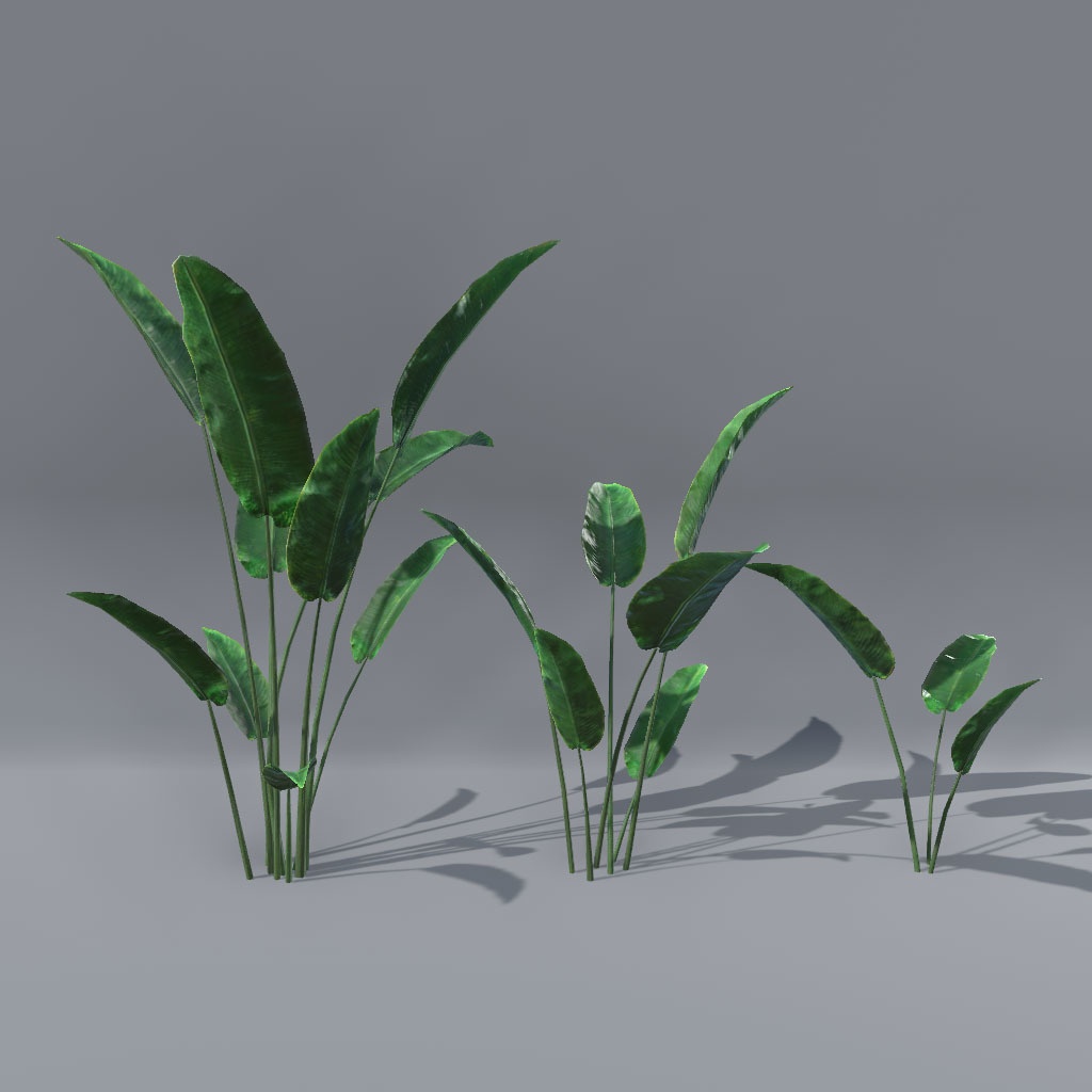 【VRChat想定】揺れる植物セット(37点)