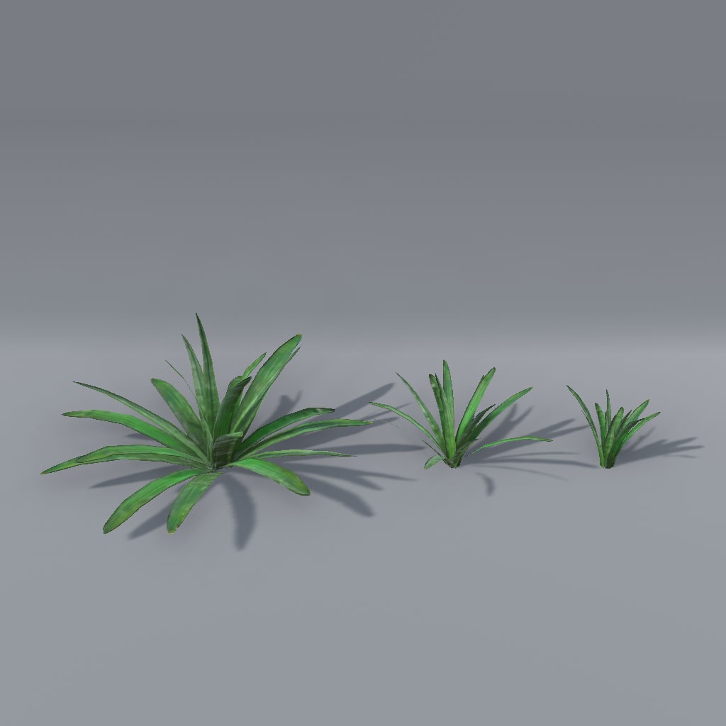 【VRChat想定】揺れる植物セット(37点)