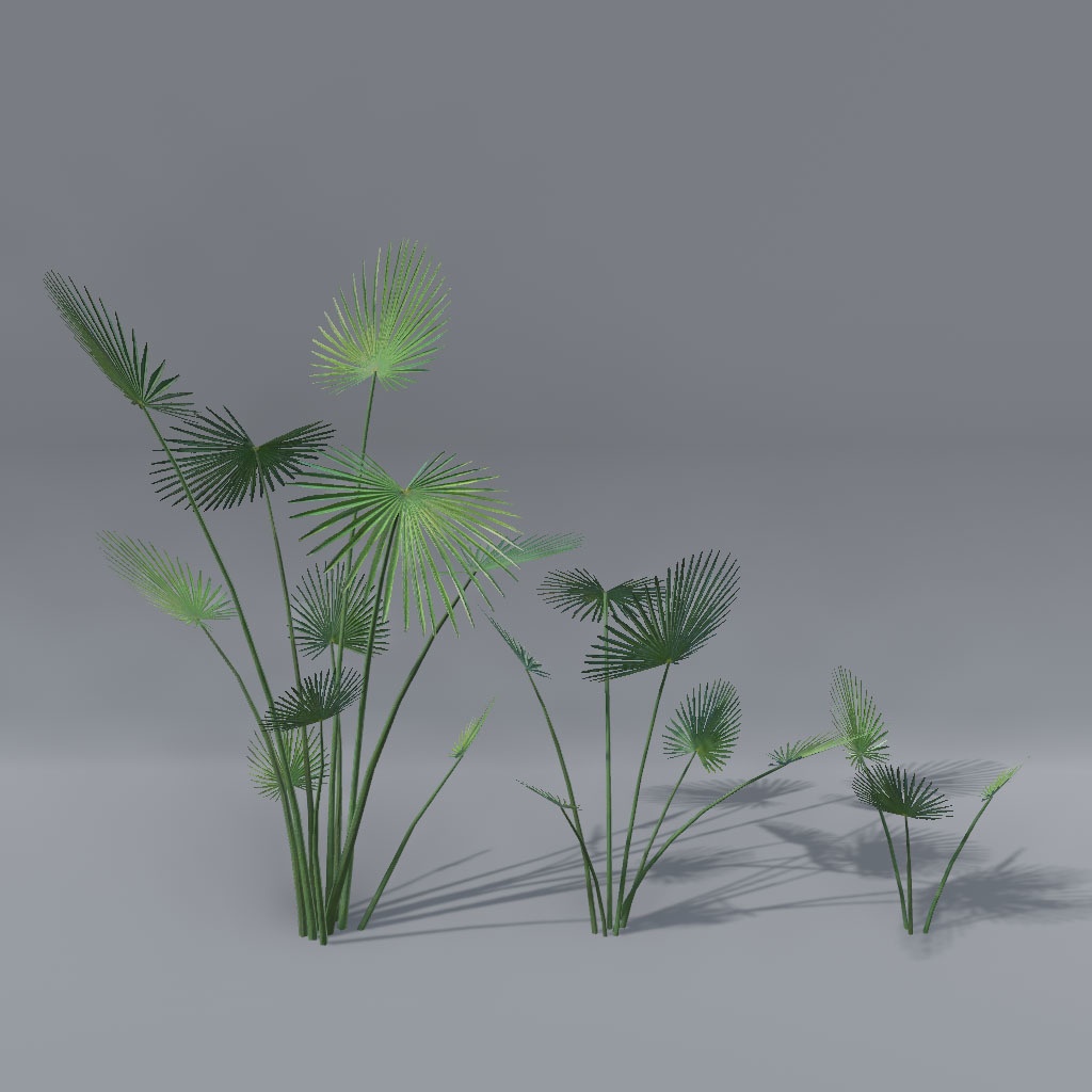 【VRChat想定】揺れる植物セット(37点)