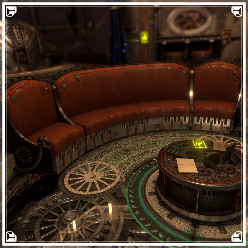 【VRCワールド】スチームパンクアパートメント Mサイズ(家具フルセット114点)