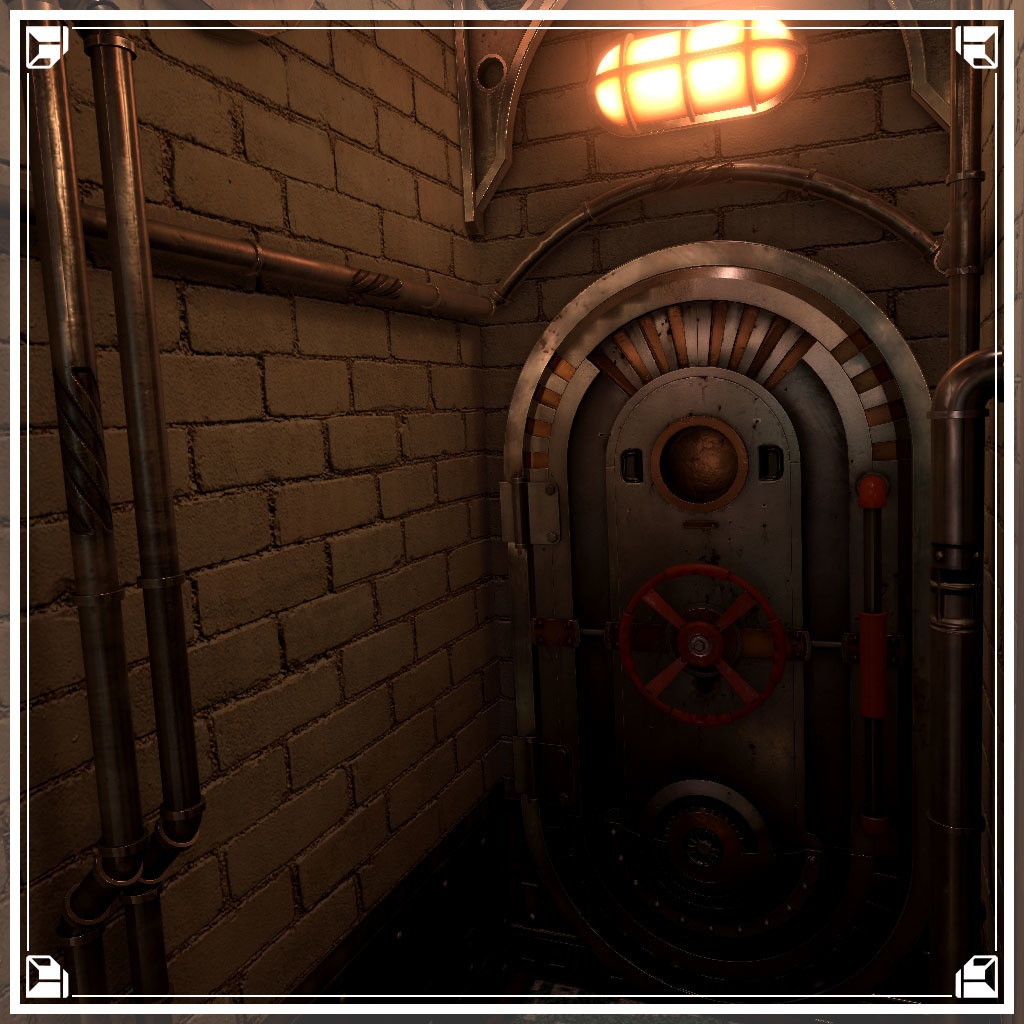 【VRCワールド】スチームパンクアパートメント Mサイズ(家具フルセット114点)