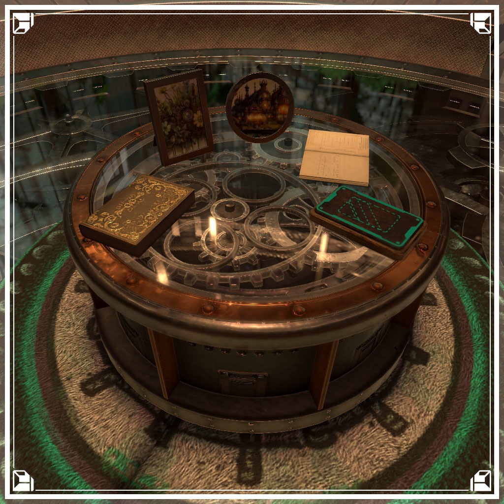 【VRCワールド】スチームパンクアパートメント Mサイズ(家具フルセット114点)