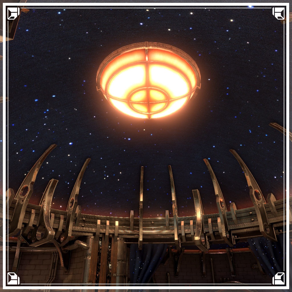 【VRCワールド】スチームパンクアパートメント Mサイズ(家具フルセット114点)