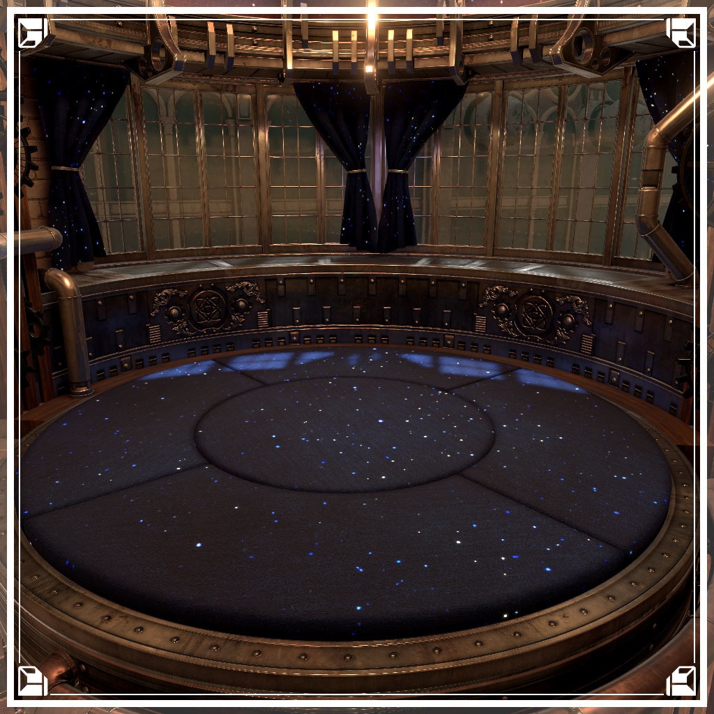 【VRCワールド】スチームパンクアパートメント Sサイズ(家具無し)