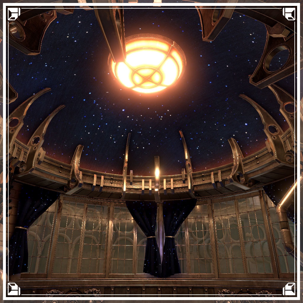 【VRCワールド】スチームパンクアパートメント Sサイズ(家具無し)