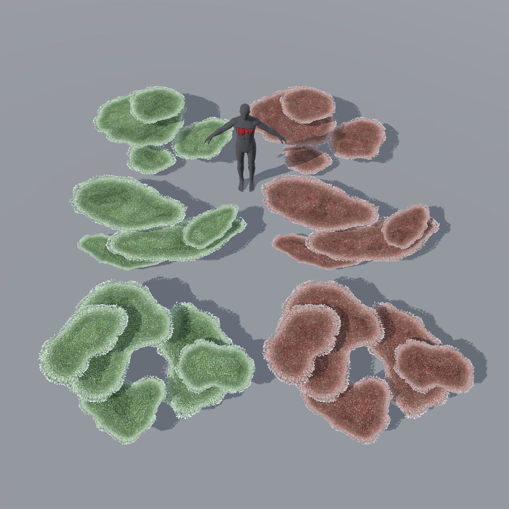 【VRChat想定】海洋生物相セット、お魚、気泡パーティクル付き(59点)