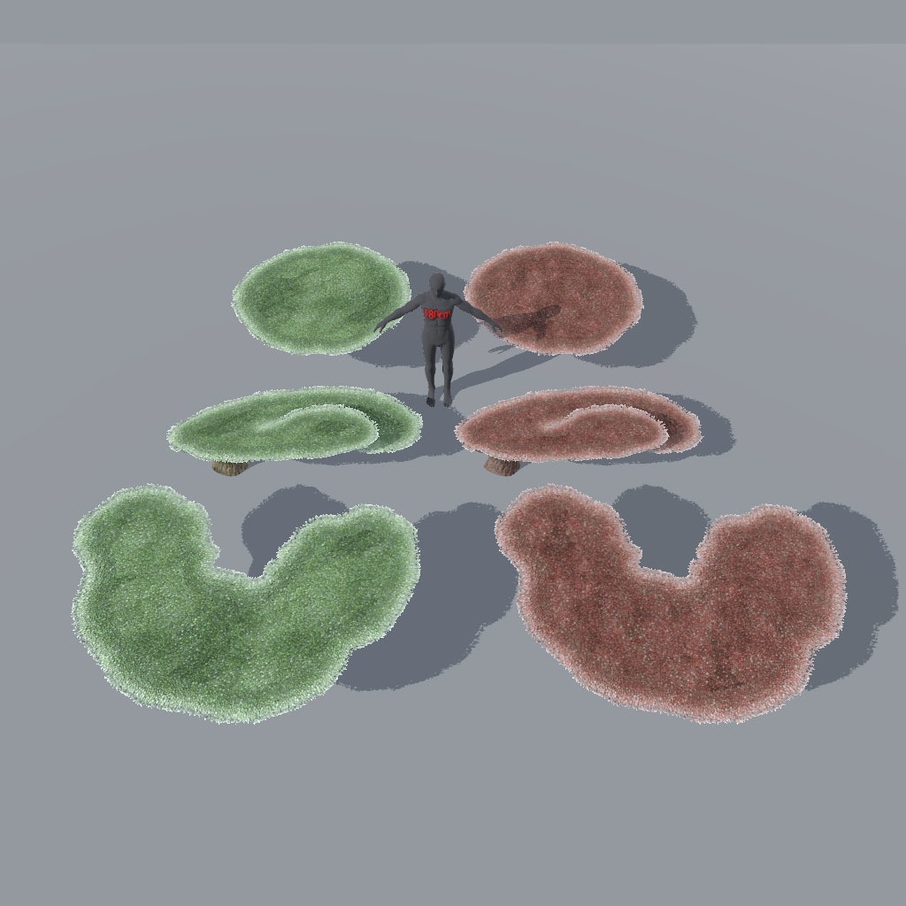 【VRChat想定】海洋生物相セット、お魚、気泡パーティクル付き(59点)