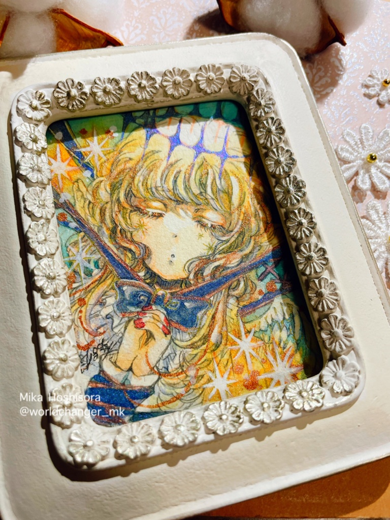 【額装原画】天使捕縛