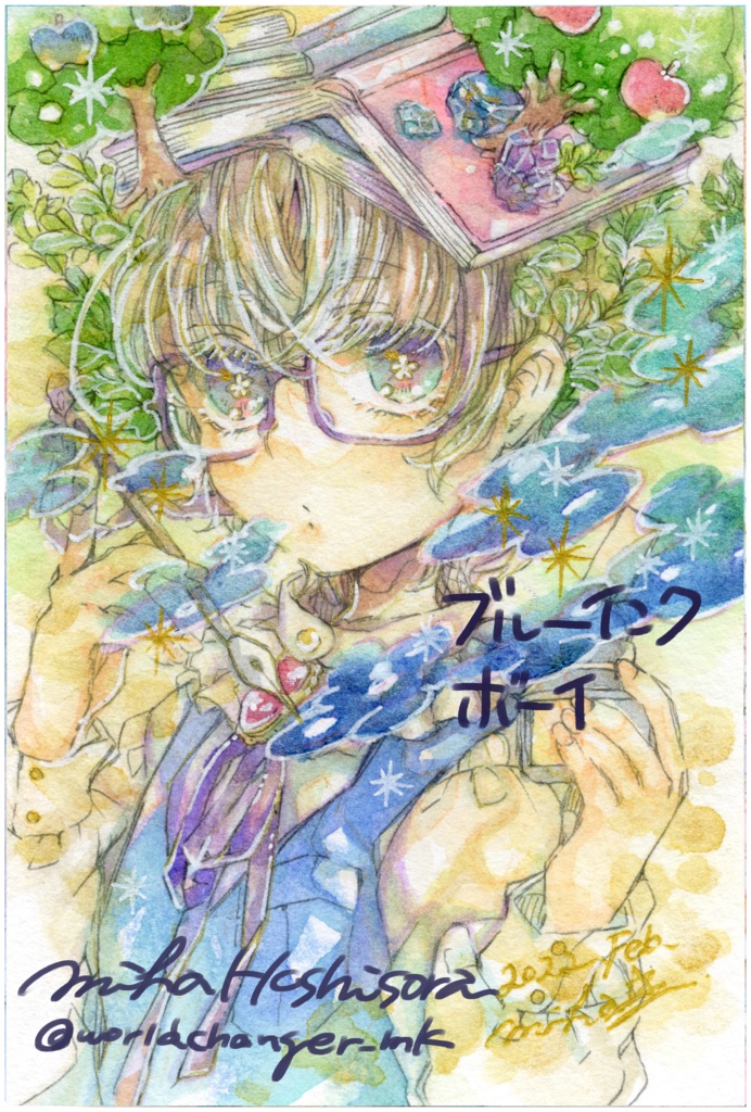 【ドローイング】ハガキサイズ原画