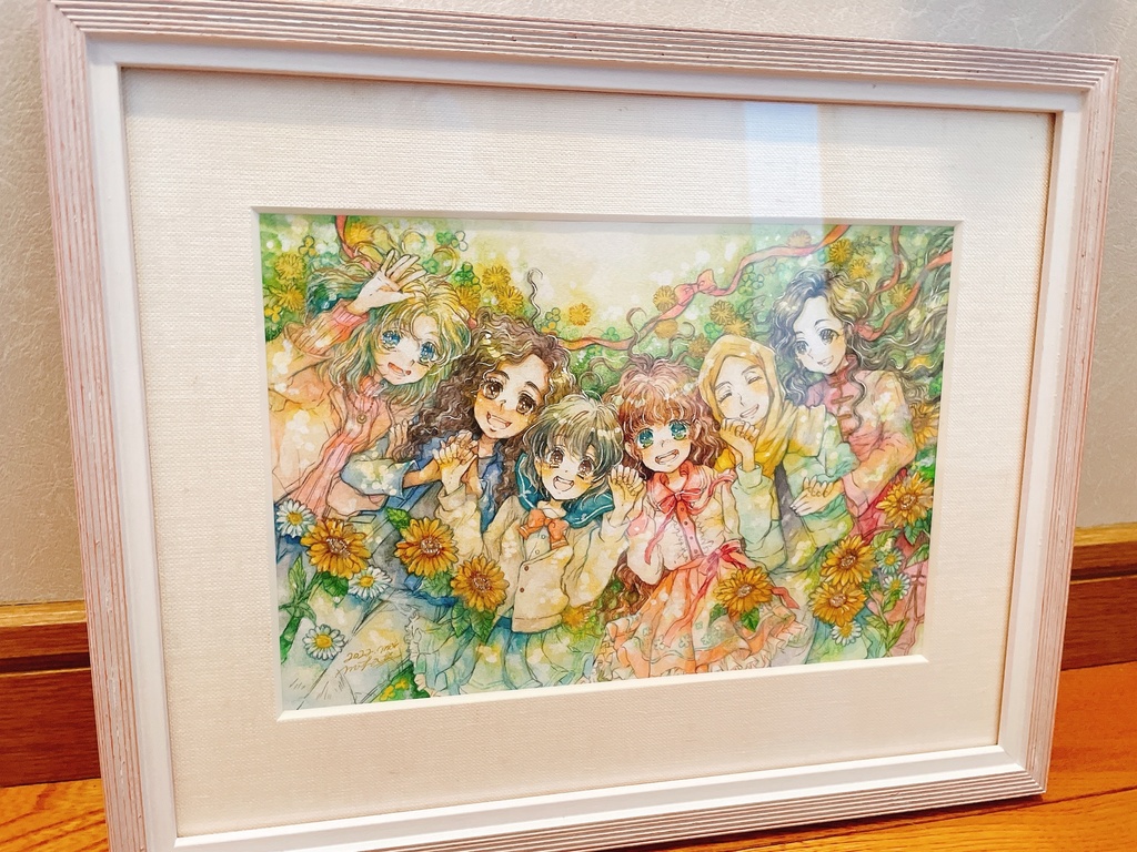 【額装原画】FRIENDS【着払い】