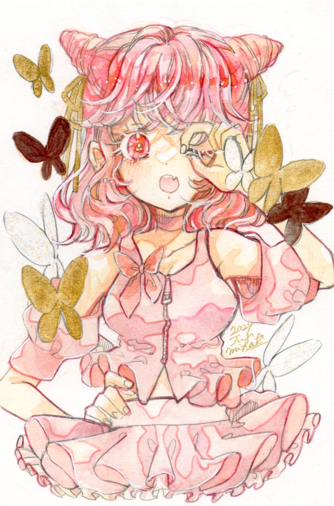 【ドローイング】ホルベイン分離色フレームレス原画