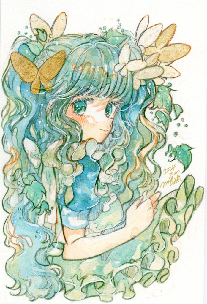 【ドローイング】ホルベイン分離色フレームレス原画