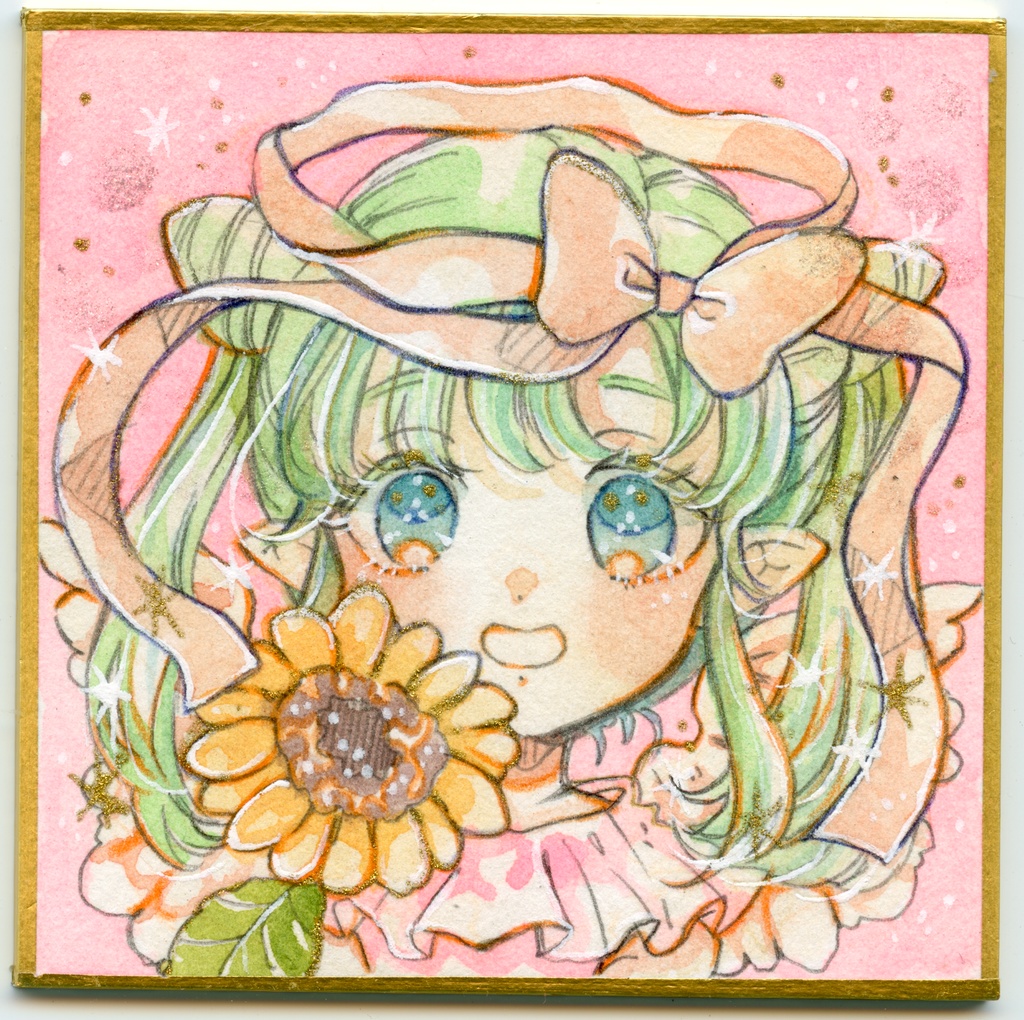 【原画】豆式紙イラスト原画