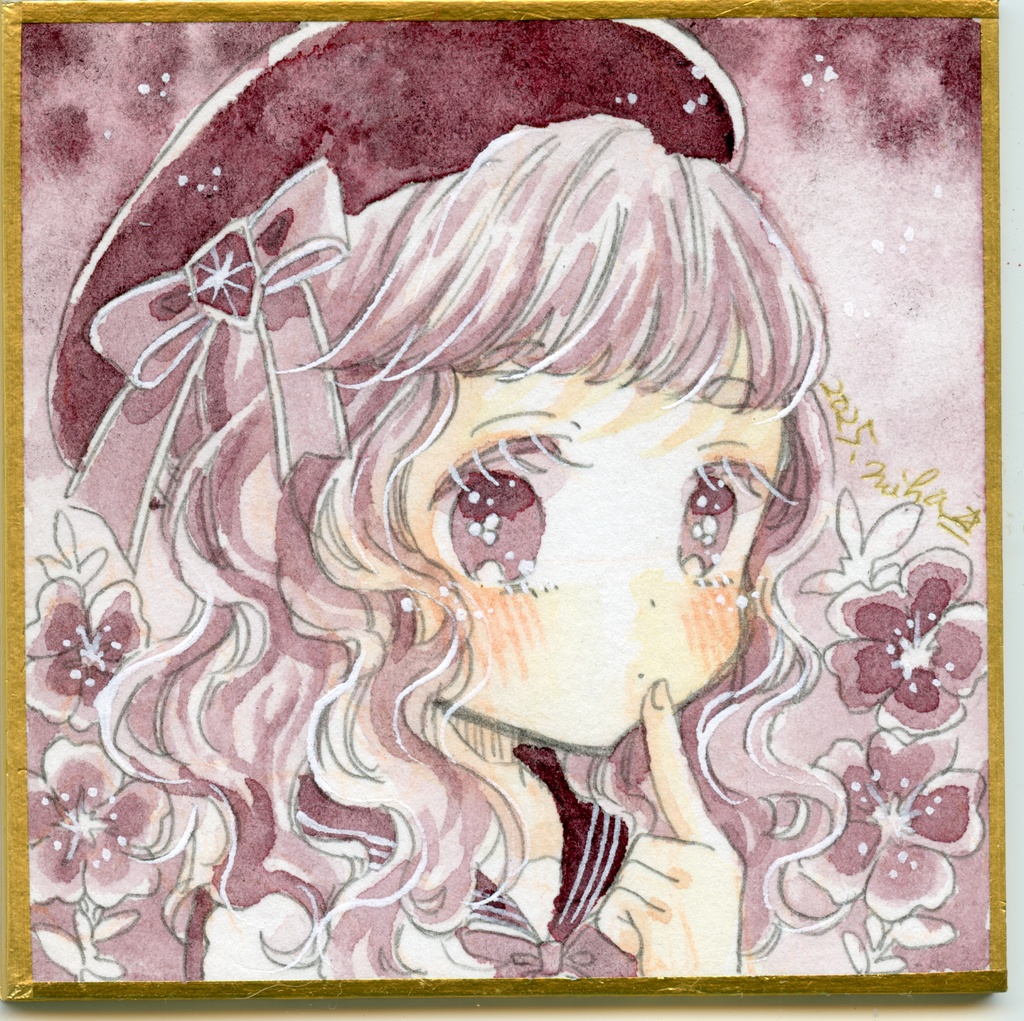 【豆式紙原画】ナイトフォールカラーズ豆式紙原画