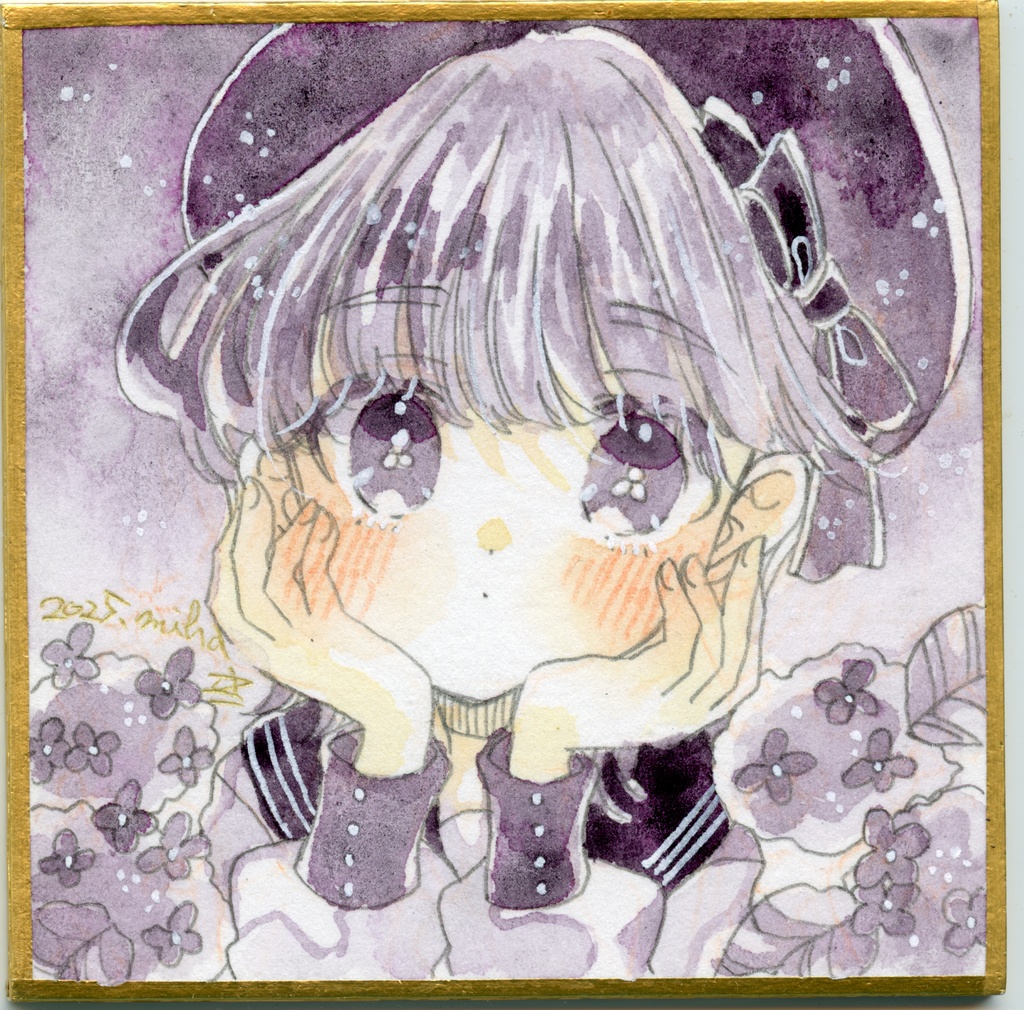 【豆式紙原画】ナイトフォールカラーズ豆式紙原画