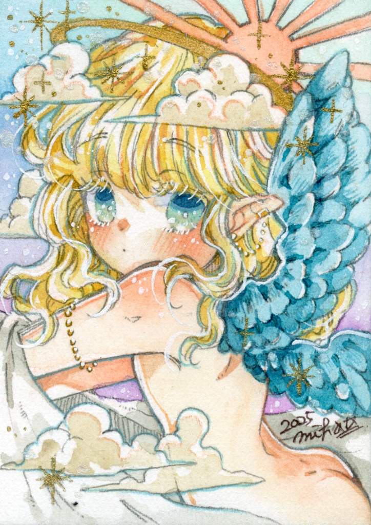 【ATC原画】アーティストトレーディングカード原画