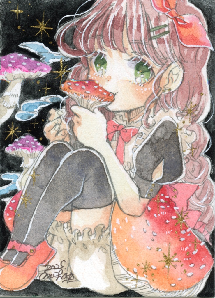 【ATC原画】アーティストトレーディングカード原画