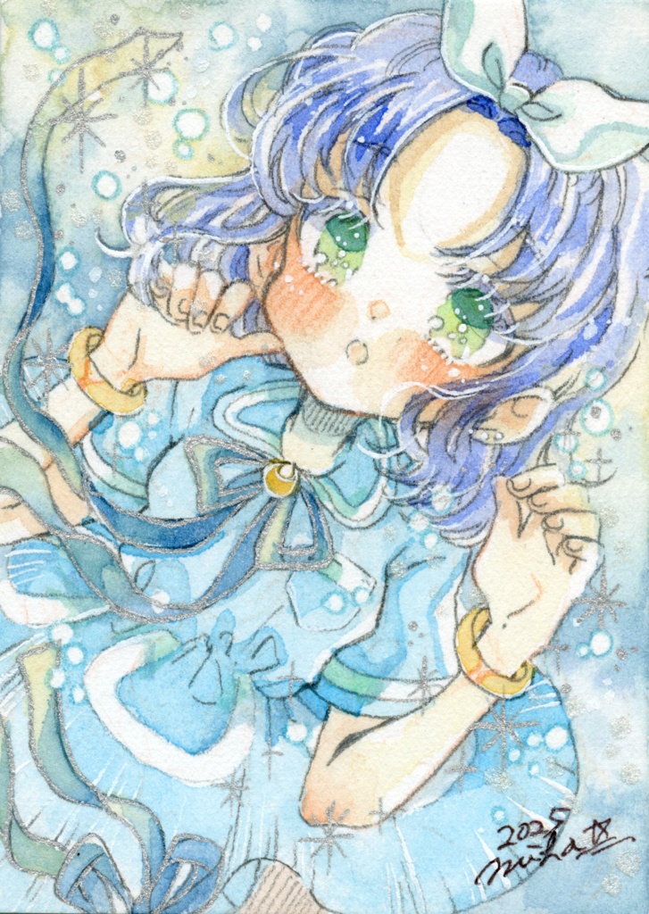 【ATC原画】アーティストトレーディングカード原画