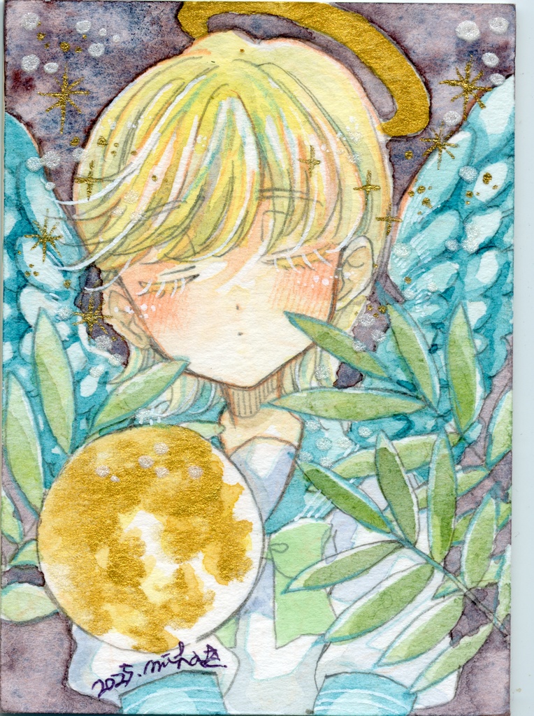 【ATC原画】アーティストトレーディングカード原画