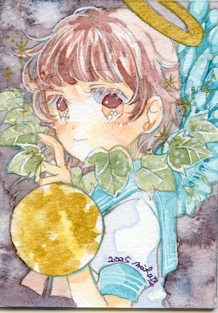 【ATC原画】アーティストトレーディングカード原画