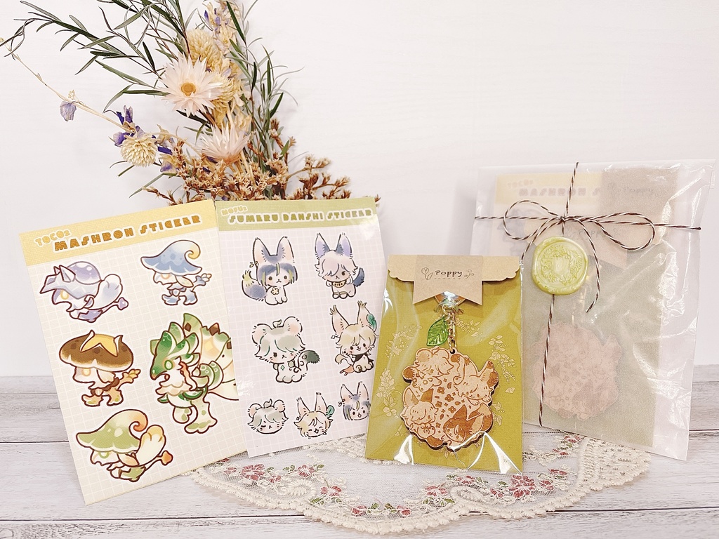 スメール男子&マッシュロン シートステッカー