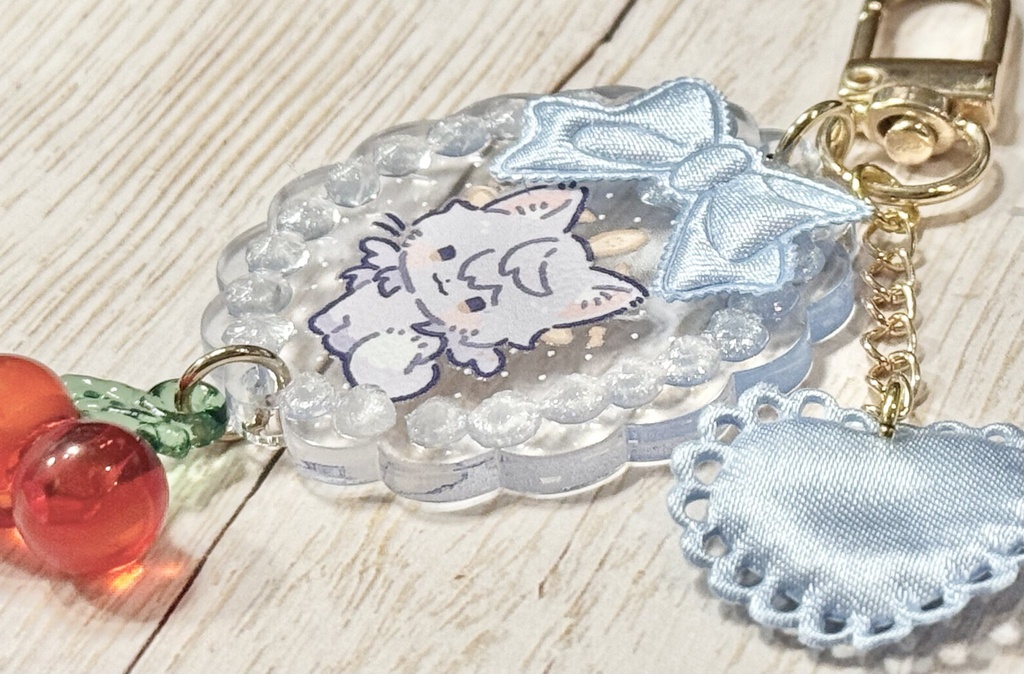 ホイップデコ🍒キーホルダー