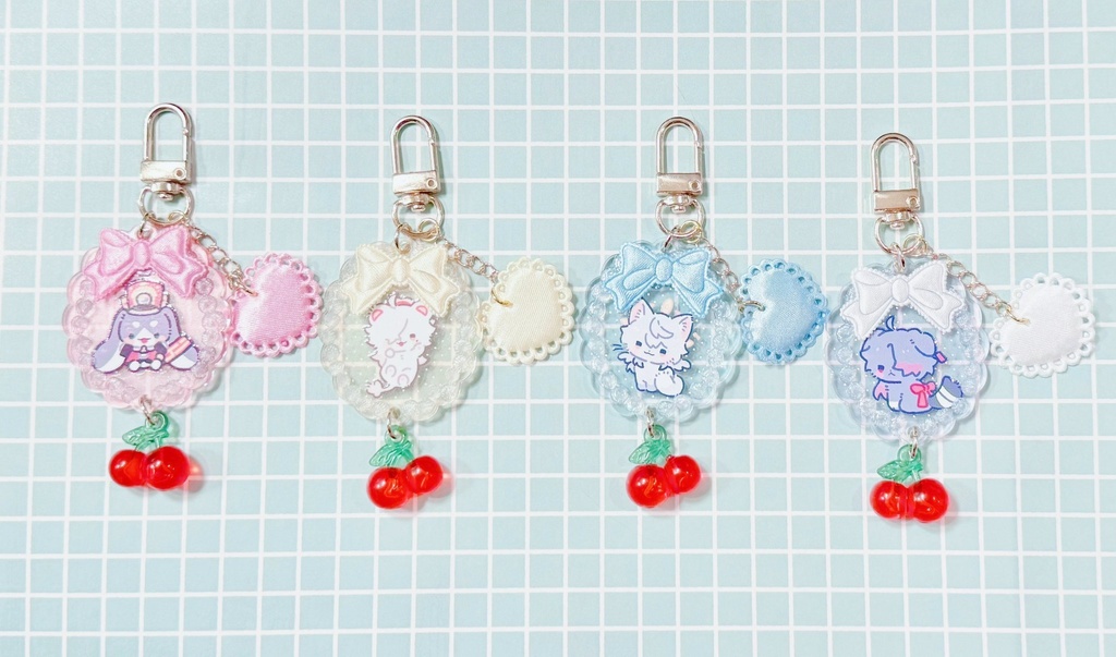 ホイップデコ🍒キーホルダー