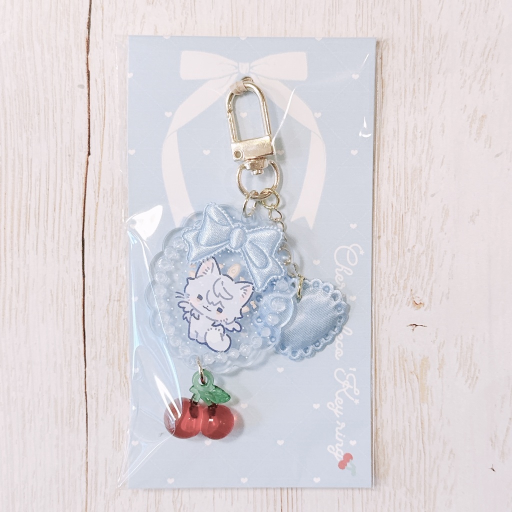 ホイップデコ🍒キーホルダー