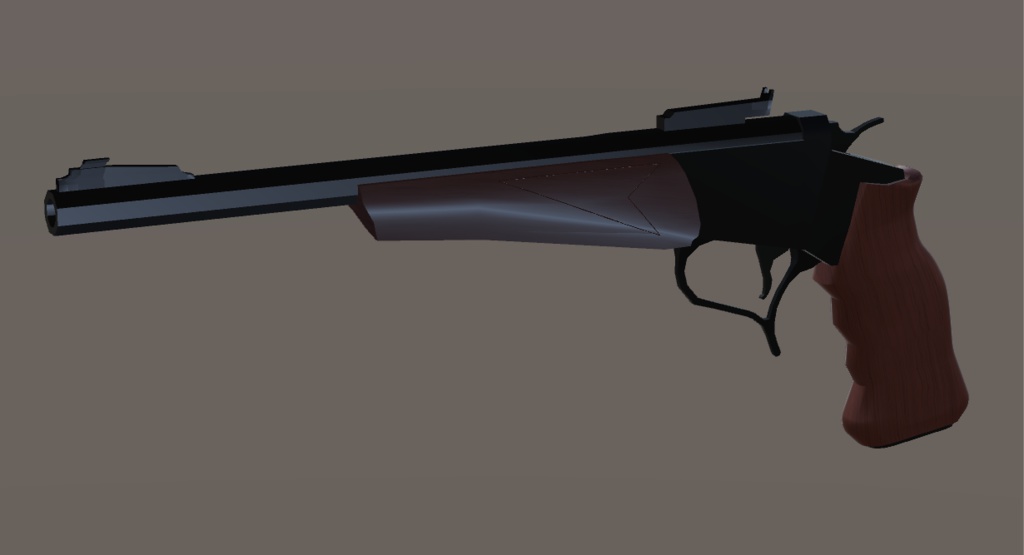 後装式シングルアクション拳銃