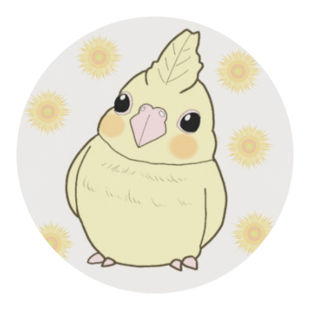 オカメインコのマスキングテープ