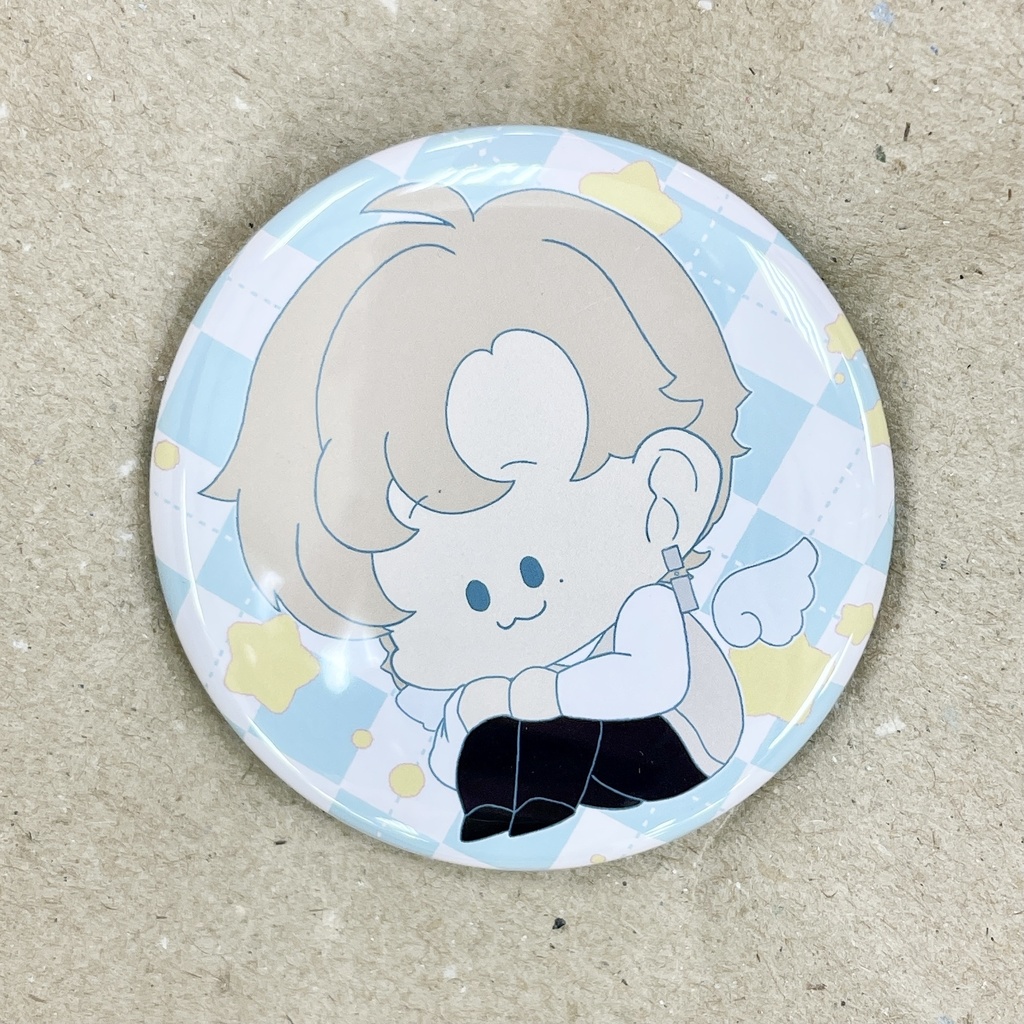 【非公式】叶缶バッジ(体育座り)