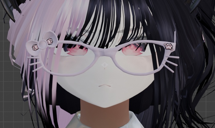 キティのメガネ