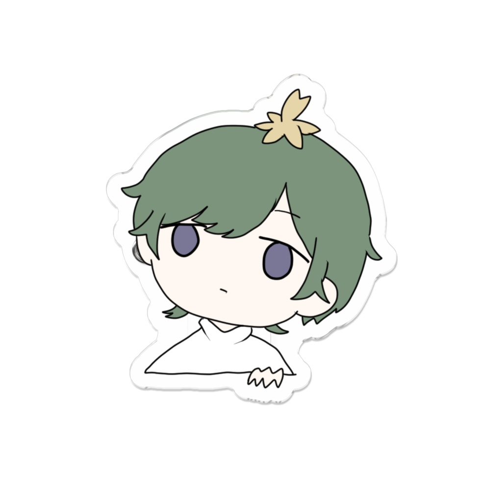 ちらアクリルバッジ