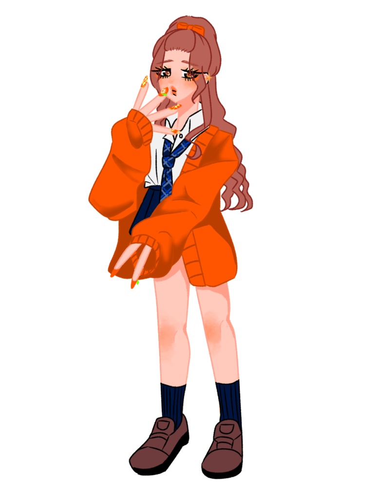 ギャルJKの立ち絵