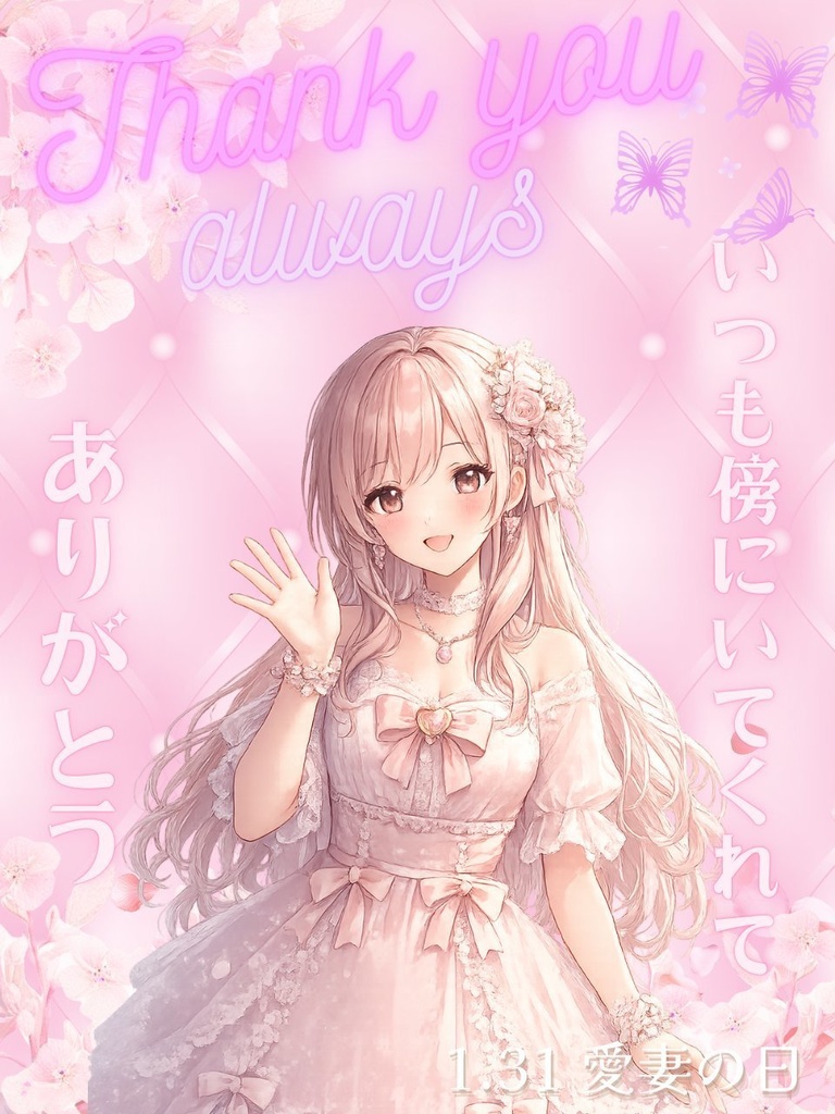 愛妻の日/いつもありがとう X投稿用サイズ