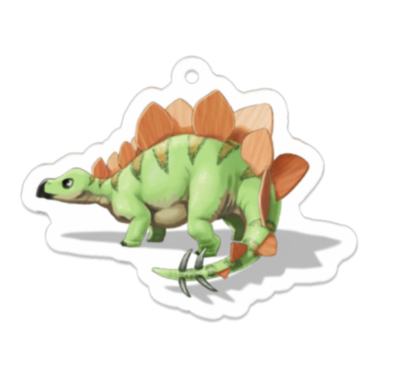 ステゴサウルス アクリルキーホルダー